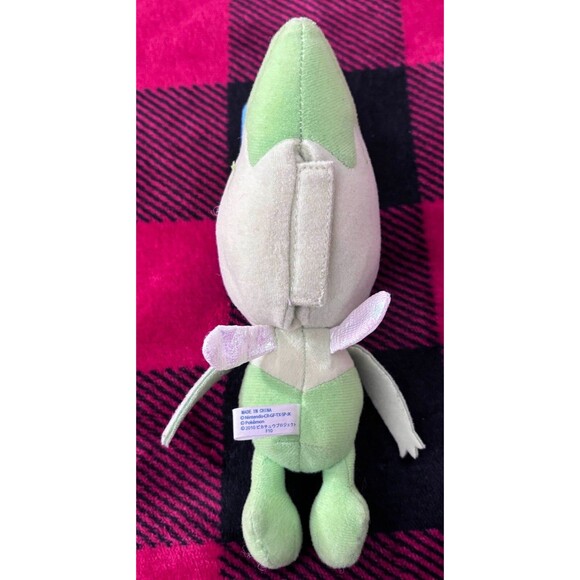 2010 Rare Takara Tomy Celebi Plush No Voicebox 7.5" Pokemon Cute Stuffed Toy - Picture 3 of 6
